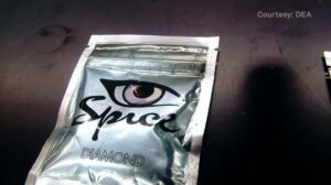 A package of Spice "Diamond".
-Photo courtesy of DEA